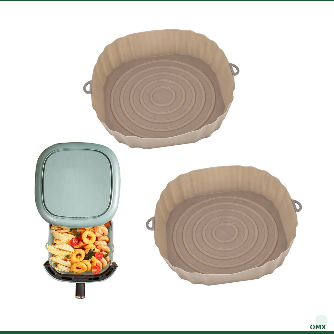 Tapete de Silicona para Air Fryer — Antiadherente y Reutilizable
