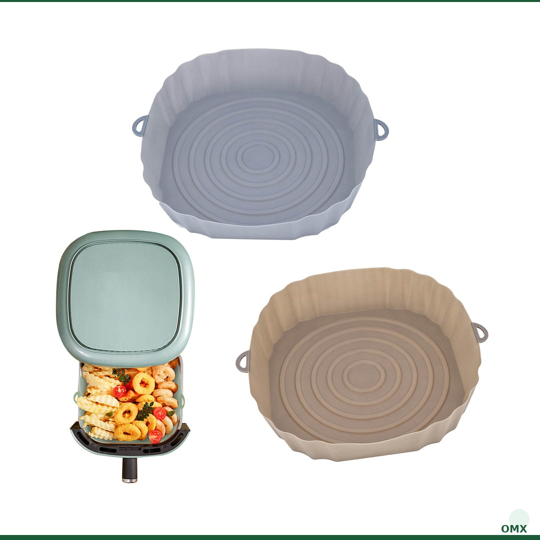 Tapete de Silicona para Air Fryer — Antiadherente y Reutilizable