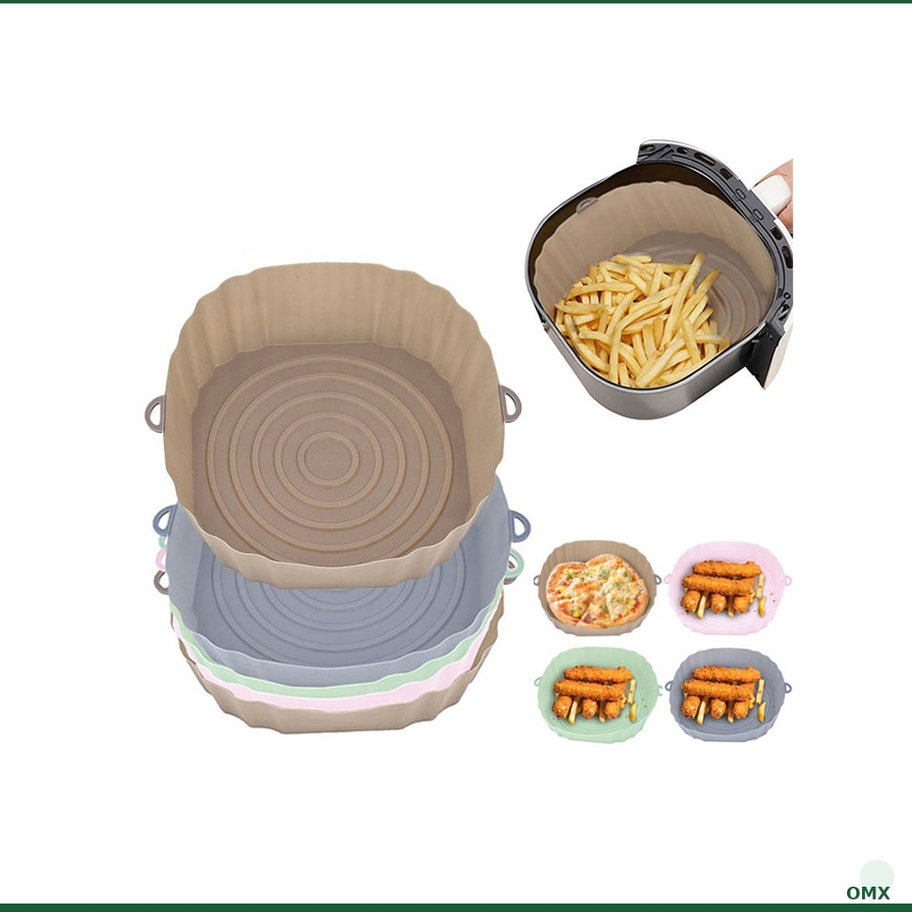 Tapete de Silicona para Air Fryer — Antiadherente y Reutilizable