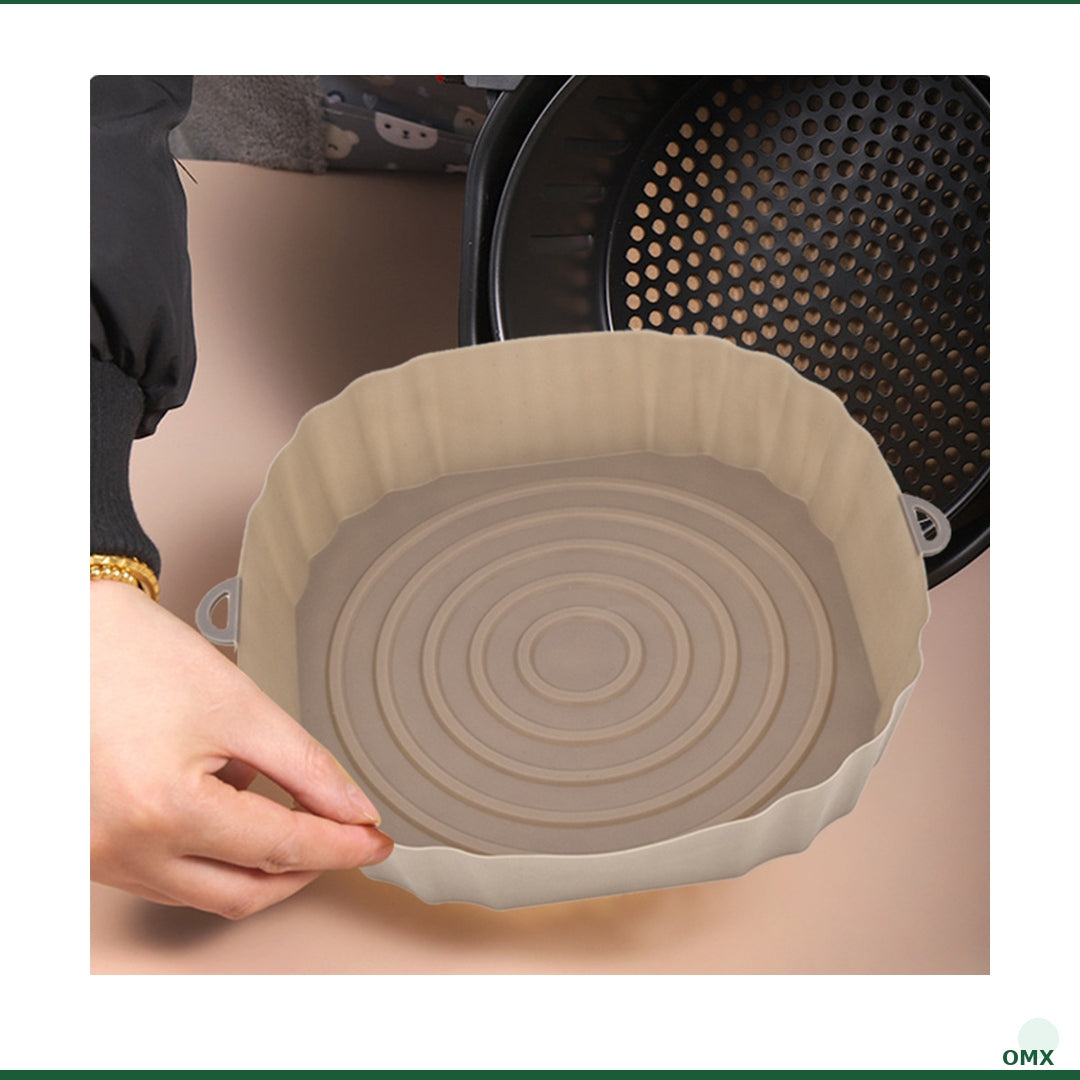 Tapete de Silicona para Air Fryer — Antiadherente y Reutilizable